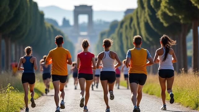 Maratonina Romana lungo l'Appia Antica